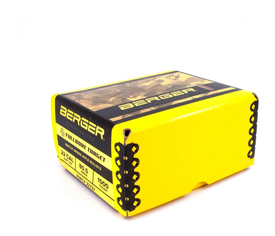 (image for) Berger 22cal 80.5gr FULLBORE Target 1000ct