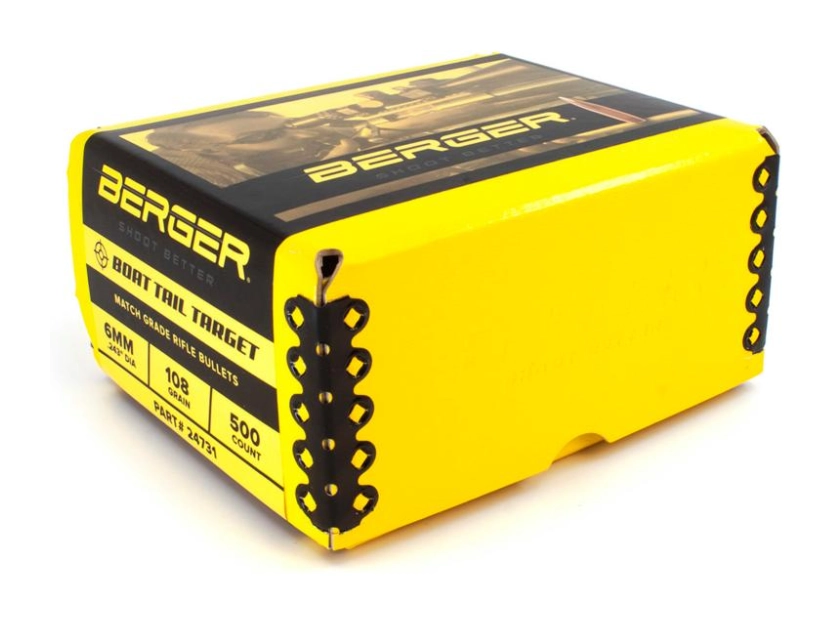 (image for) Berger 6mm 108gr BT Target 500ct