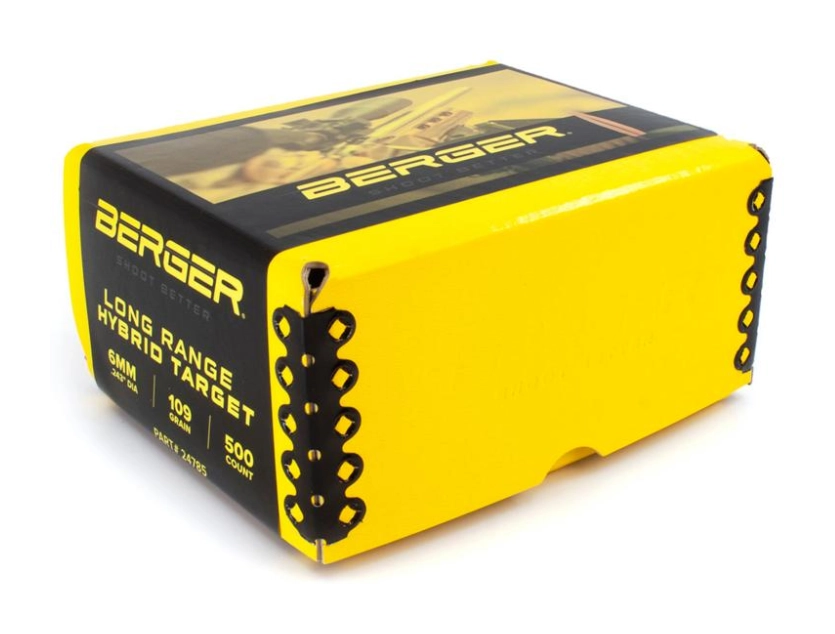 (image for) Berger 6mm 109gr Long Range Hybrid Target 500ct