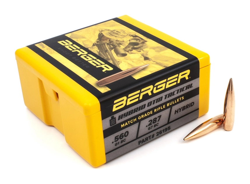 (image for) Berger 6.5mm 130gr AR Hybrid OTM Tactical 100ct
