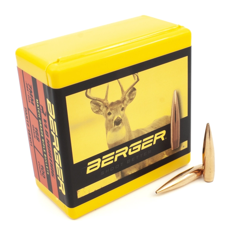 (image for) Berger 7mm (.284) 168gr VLD Hunting 100ct