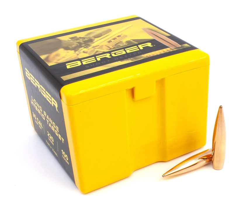 (image for) Berger 30cal 245gr Long Range Hybrid Target 100ct