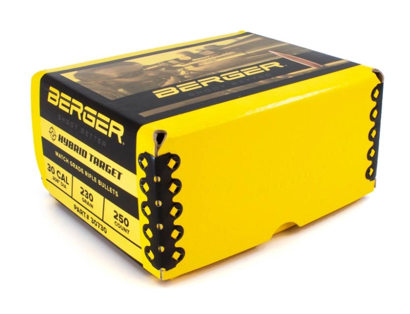 (image for) Berger 30cal 230gr Hybrid Target 250ct