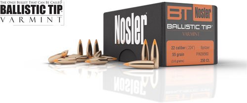(image for) Nosler 22cal 55gr BallisticTip 100ct