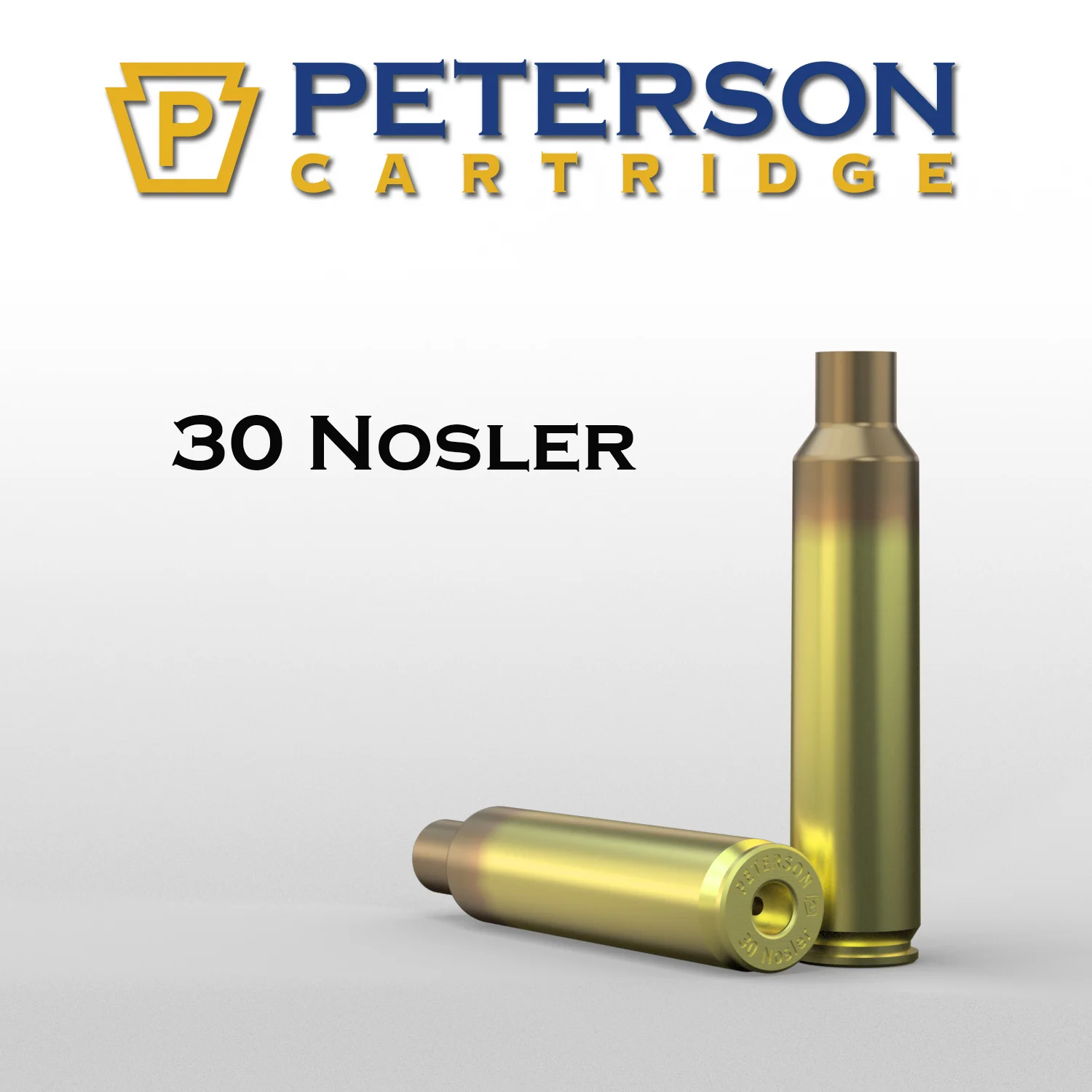 (image for) Peterson Cartridge 30 Nosler Unprimed Brass 50ct
