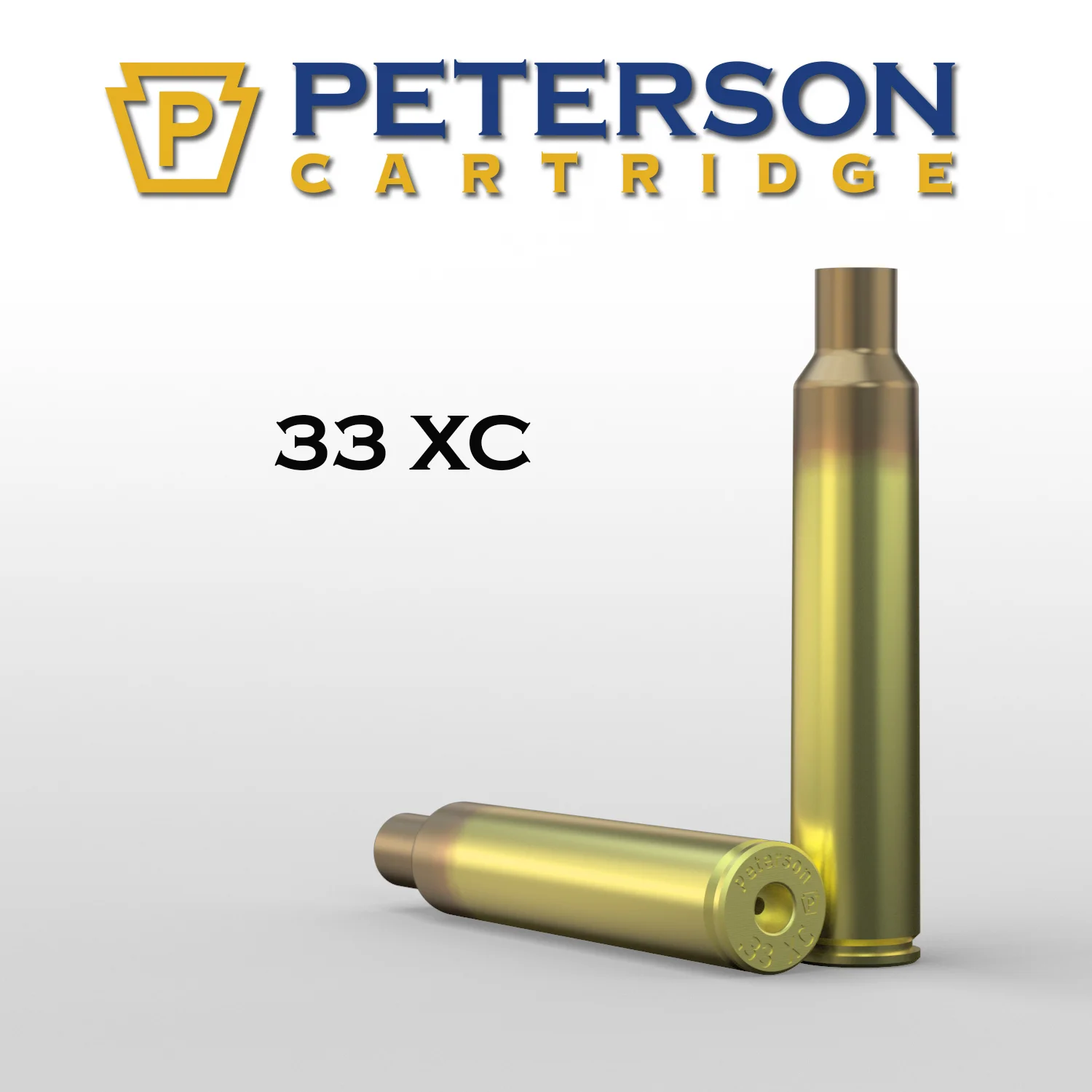 (image for) Peterson Cartridge 33XC Unprimed Brass 50ct