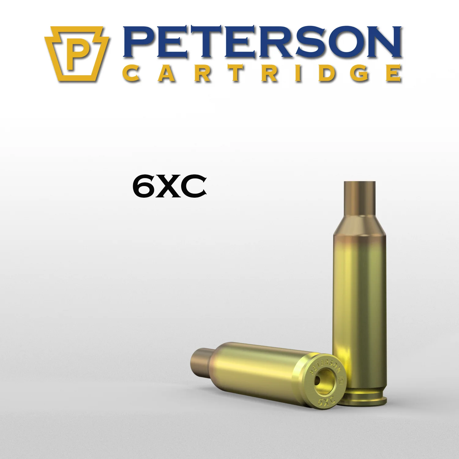 (image for) Peterson Cartridge 6XC Unprimed Brass 50ct