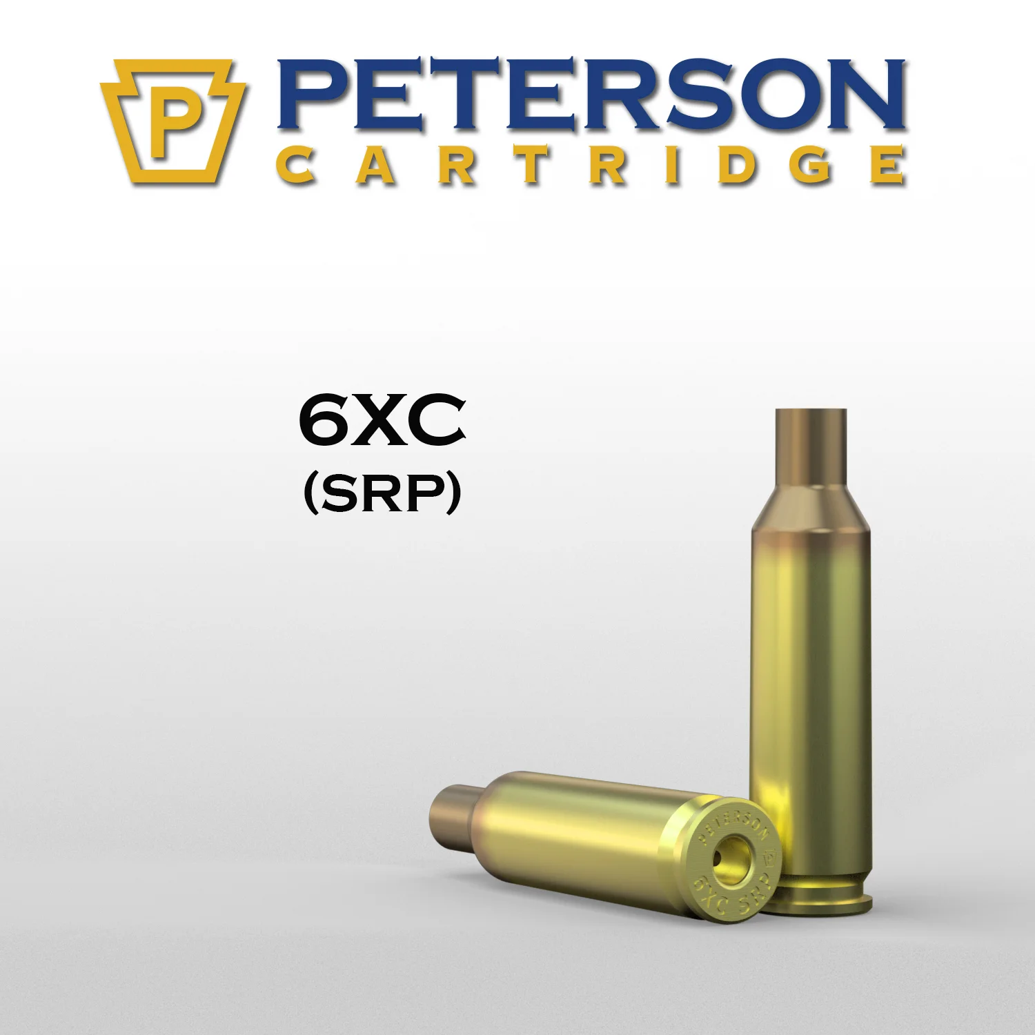 (image for) Peterson Cartridge 6XC SRP Unprimed Brass50ct