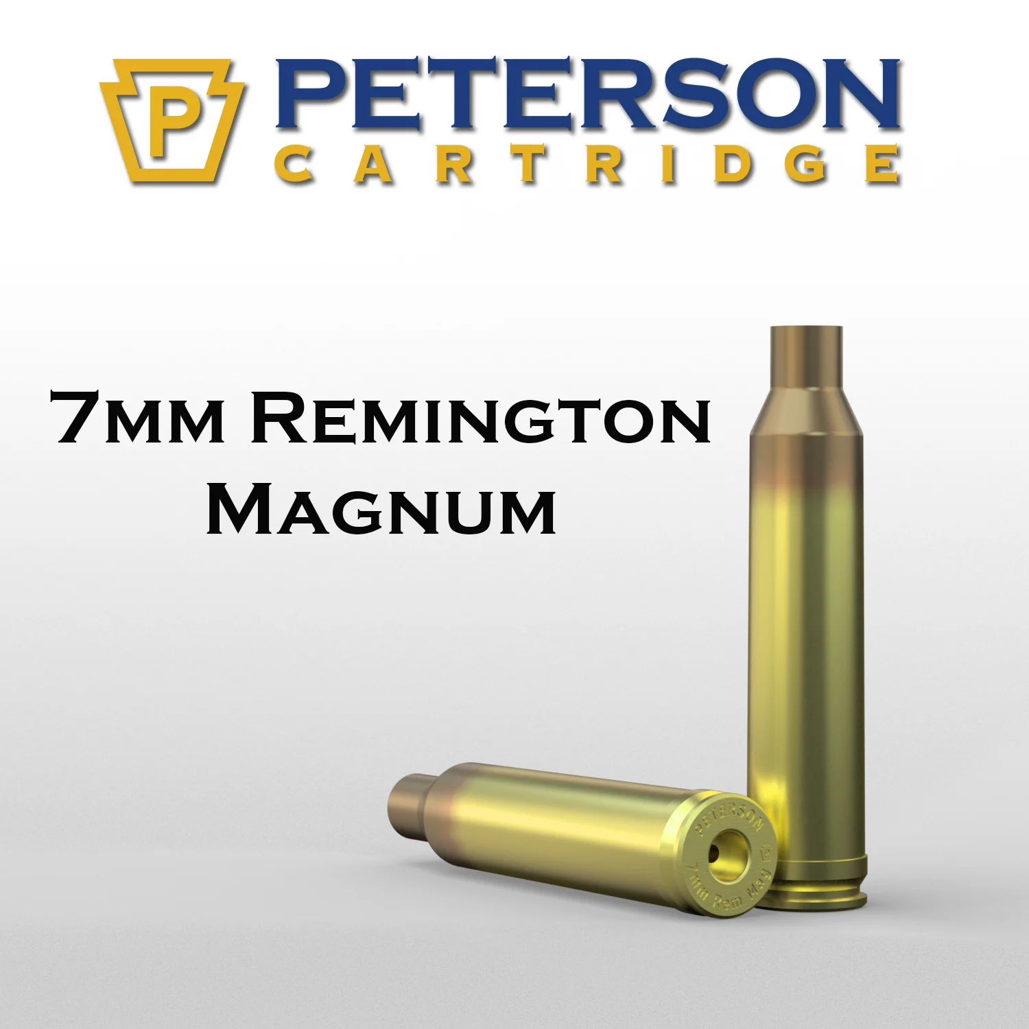 (image for) Peterson Cartridge 7mm Remington Magnum Unprimed Brass 50ct